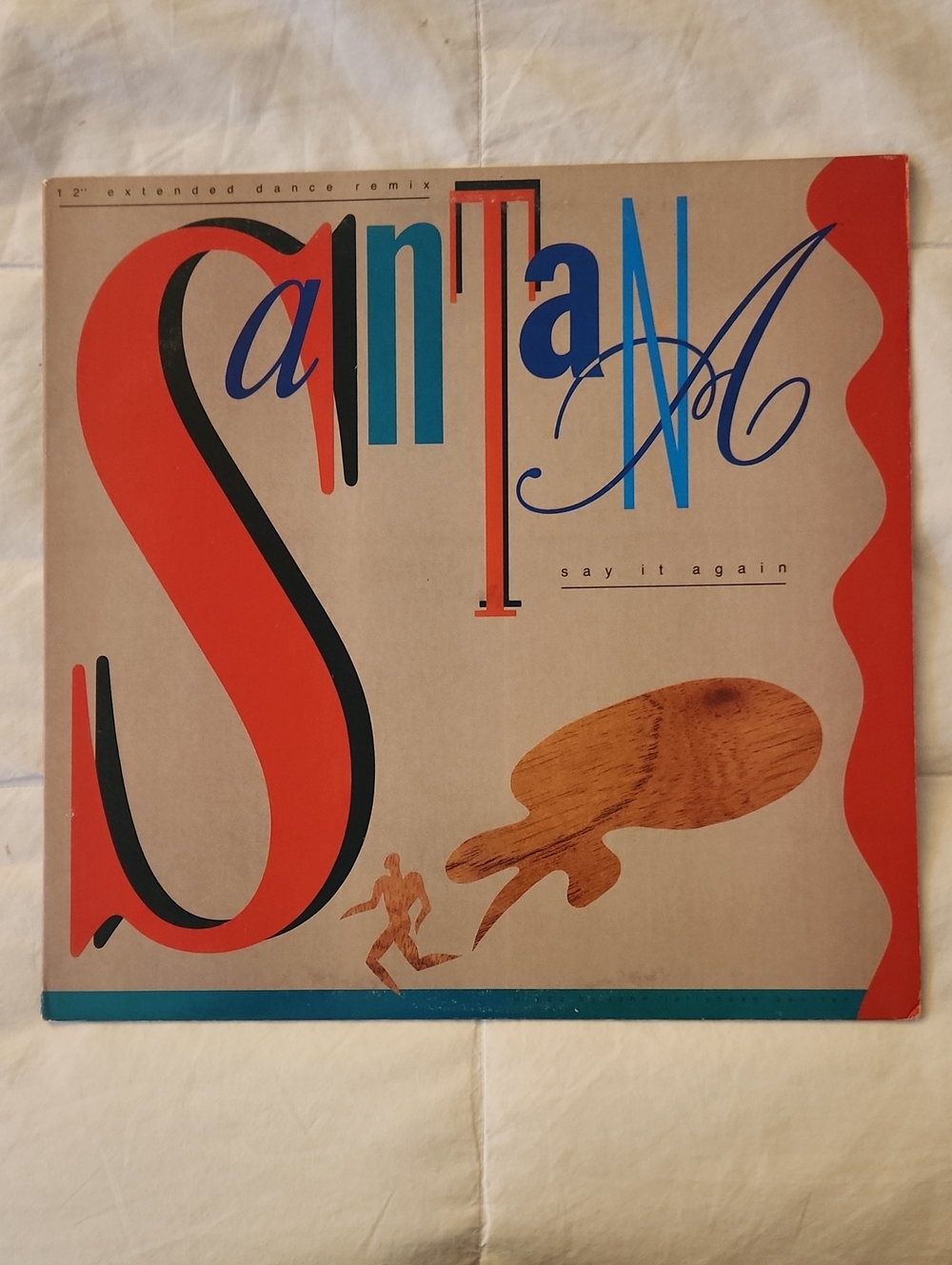SANTANA: Say It Again Vintage 12" Vinyl Single --DJ COPY NEVER PLAYED! SECRET!